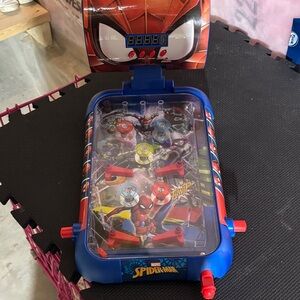 Marvel Spider-Man Red and Blue Pinball Game